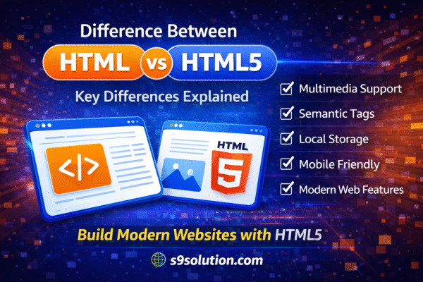 Html4 Feature Difference Between HTML and HTML5 – Key Features Explained